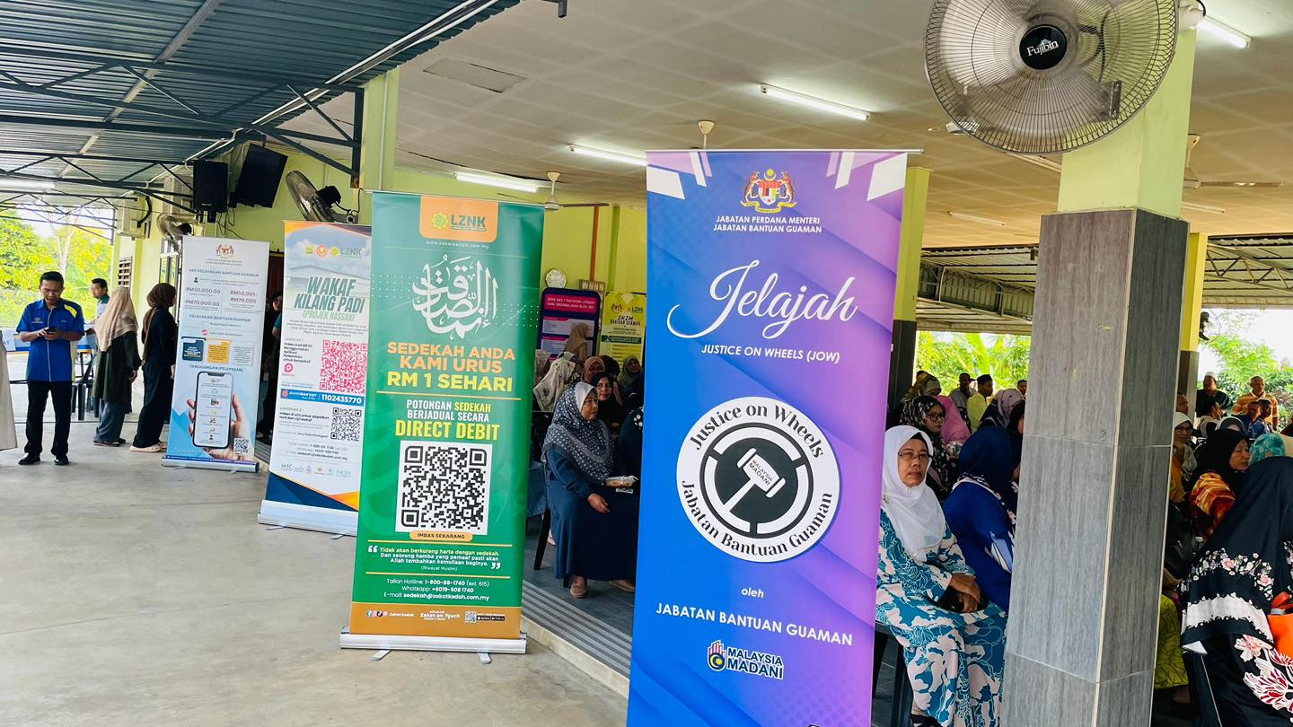 “Justice on Wheels Santuni Asnaf”: JBG Kedah & LZNK Bersama Bantu Golongan Memerlukan di Baling